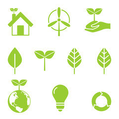 Simple Set of Eco Related Vector green Icons. Contains such Icons as eco home, Global Warming, Forest, Organic Farming and more. Editable Stroke. Illustration isolated on white background