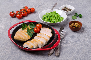 Fried chicken breast