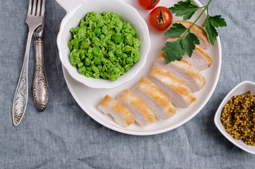 Fried chicken breast