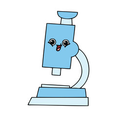 cute cartoon microscope