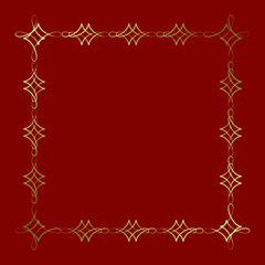 Decorative frames and borders rectangle proportions.