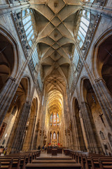 Fototapeta premium Prague czech republic capitol St Vitus cathedral