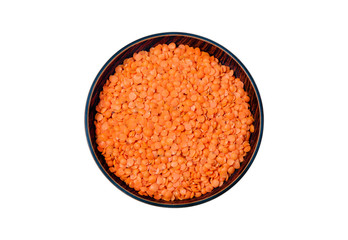 Split Red Lentils/ Masoor Also Know as Masoor Dal/Red Gram, , Heap of red split masoor, Raw lentil,...