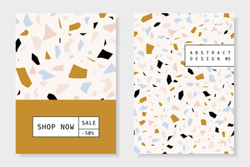 Collage and Terrazzo Brochure Design Templates