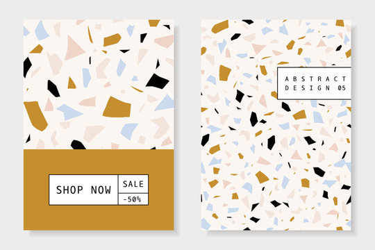 Collage and Terrazzo Brochure Design Templates
