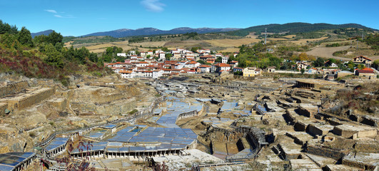 Salt valley of Anana, in Alava, Spain