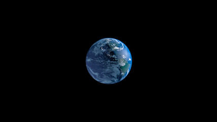 Planet Earth from space 3D illustration orbital view, our planet from the orbit. Elements of this image furnished by NASA