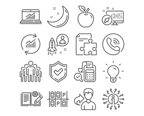 Set of Parking place, Group and Online statistics icons. Engineering documentation, Light bulb and Startup signs. Strategy, Update data and Bill accounting symbols. Transport, Managers, Computer data