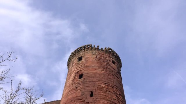 Bothwell Castle near Uddingston in Scotland.