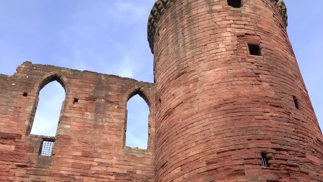 Bothwell Castle near Uddingston in Scotland.
