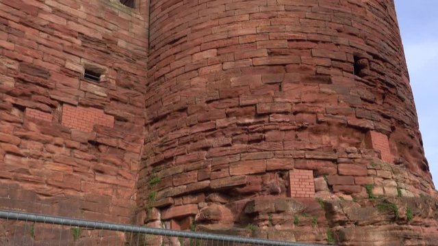 Bothwell Castle near Uddingston in Scotland.
