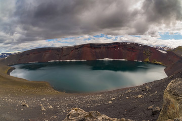 The Ljótipollur is absolutely incredible place in the Iceland..