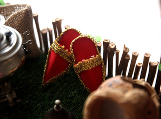Azerbaijan national bast sandal