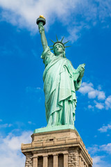 Fototapeta premium The Statue of Liberty on Liberty Island in New York