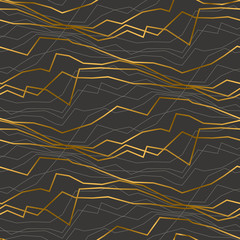 Abstract lines and angles seamless pattern