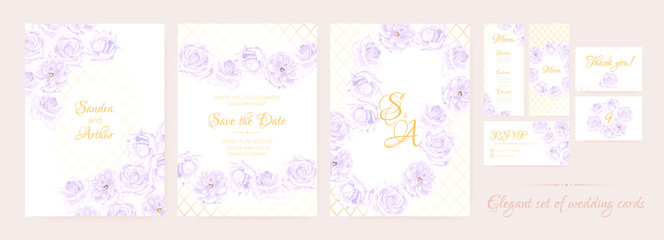 Wedding Invitation Floral Collection.