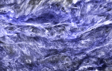 abstract natural texture from blue charoite