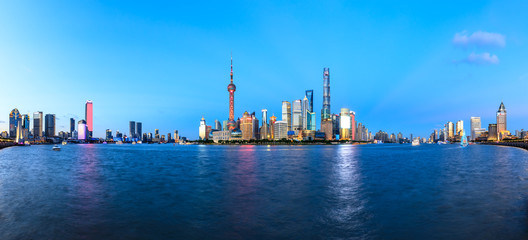 Beautiful Shanghai city scenery at night