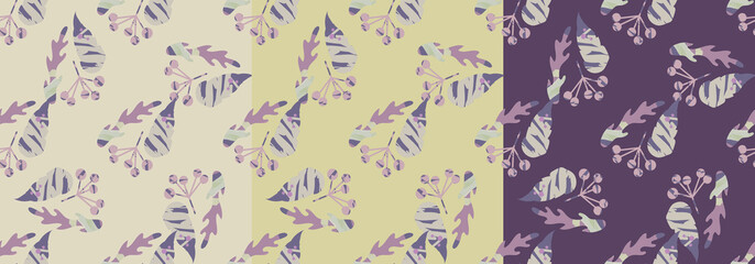 Fototapeta na wymiar The pattern of the marble leaves three options for the background.Eps10