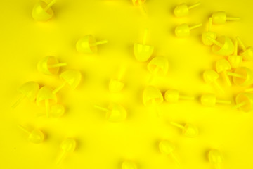 Yellow mosaic for kids on a yellow background. 