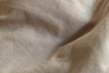 linen crumpled fabric background