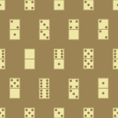 Seamless pattern with Dominoes for your design
