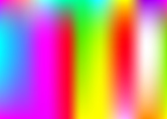 Hologram abstract background. Futuristic gradient mesh backdrop with hologram. 90s, 80s retro style. Pearlescent graphic template for placard, presentation, banner, brochure.