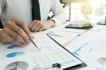 The capitalist company is checking the company's financial account to prepare for approval of the money. To prepare to expand the company to Asia