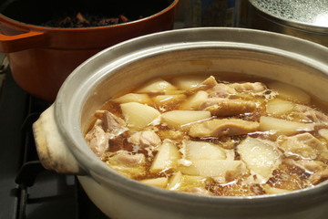 鶏肉と大根の煮物