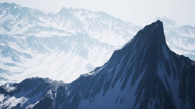 Alpine Alps mountain landscape, top of Europe Switzerland