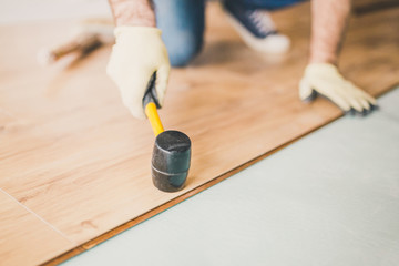 High-quality and professional work finisher - laying laminate