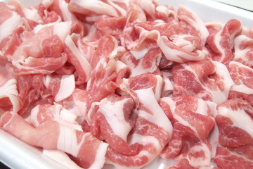 薄切り豚肉 - Fresh gourmet sliced pork