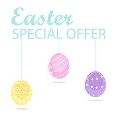 Easter sale banner