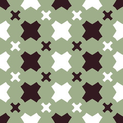 Fototapeta na wymiar Seamless pattern with alternate geometric shapes.