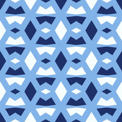 Seamless pattern with geometric ornament.