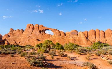 Fototapeta premium Skyline Arch at Arches National Park, UT, USA