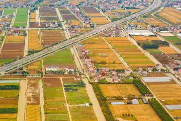 Shanghai Outskirts Aerial View
