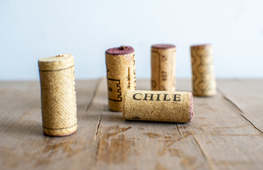 Chliean wine corks