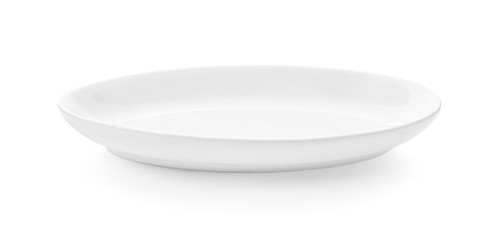 plate on white background.