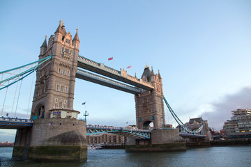 Fototapeta na wymiar LLondon cityscape across the River Thames 