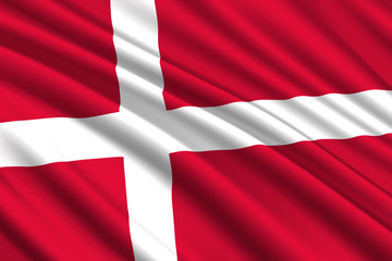 Obraz premium waving flag background