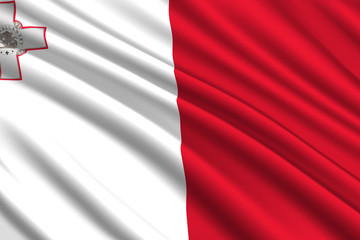 Obraz premium waving flag background