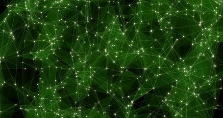 Background Abstract Dynamic Plexus Futuristic Technology. 3d render