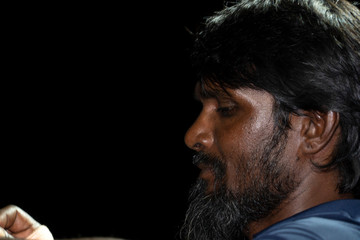 happy Young maldivian man portrait