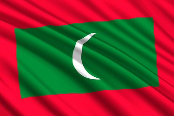 waving flag background