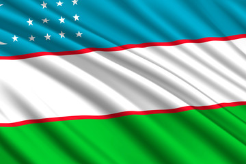 Obraz premium waving flag background