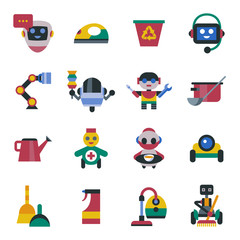 Digital vector service and cleaning home machine