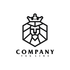 lion king logo design