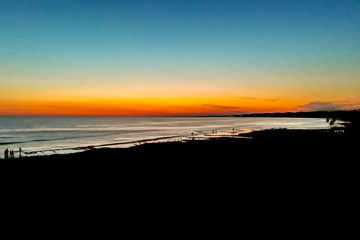 Sunset Beach Scene, Atlantida, Uruguay