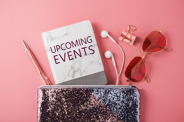 Upcoming events with fashion accessories